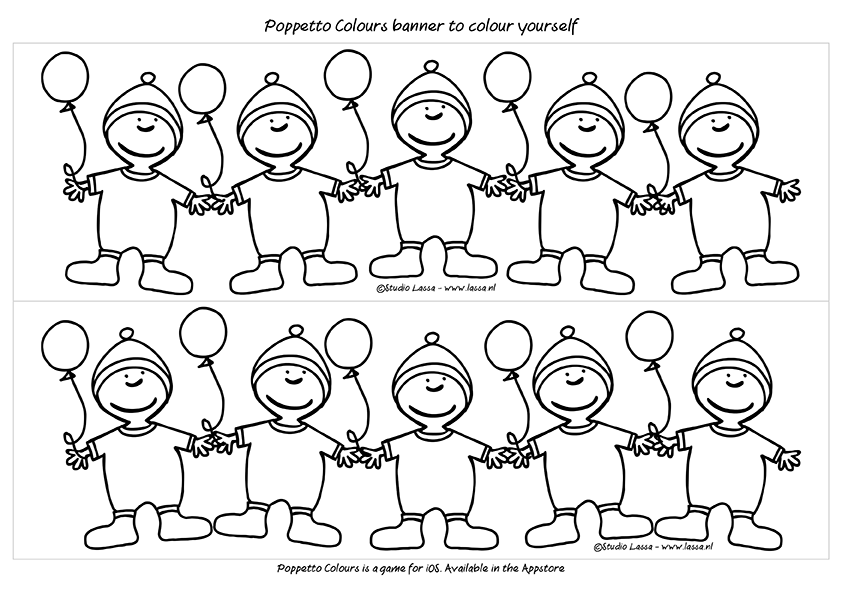Create a festive banner with Poppetto Colour